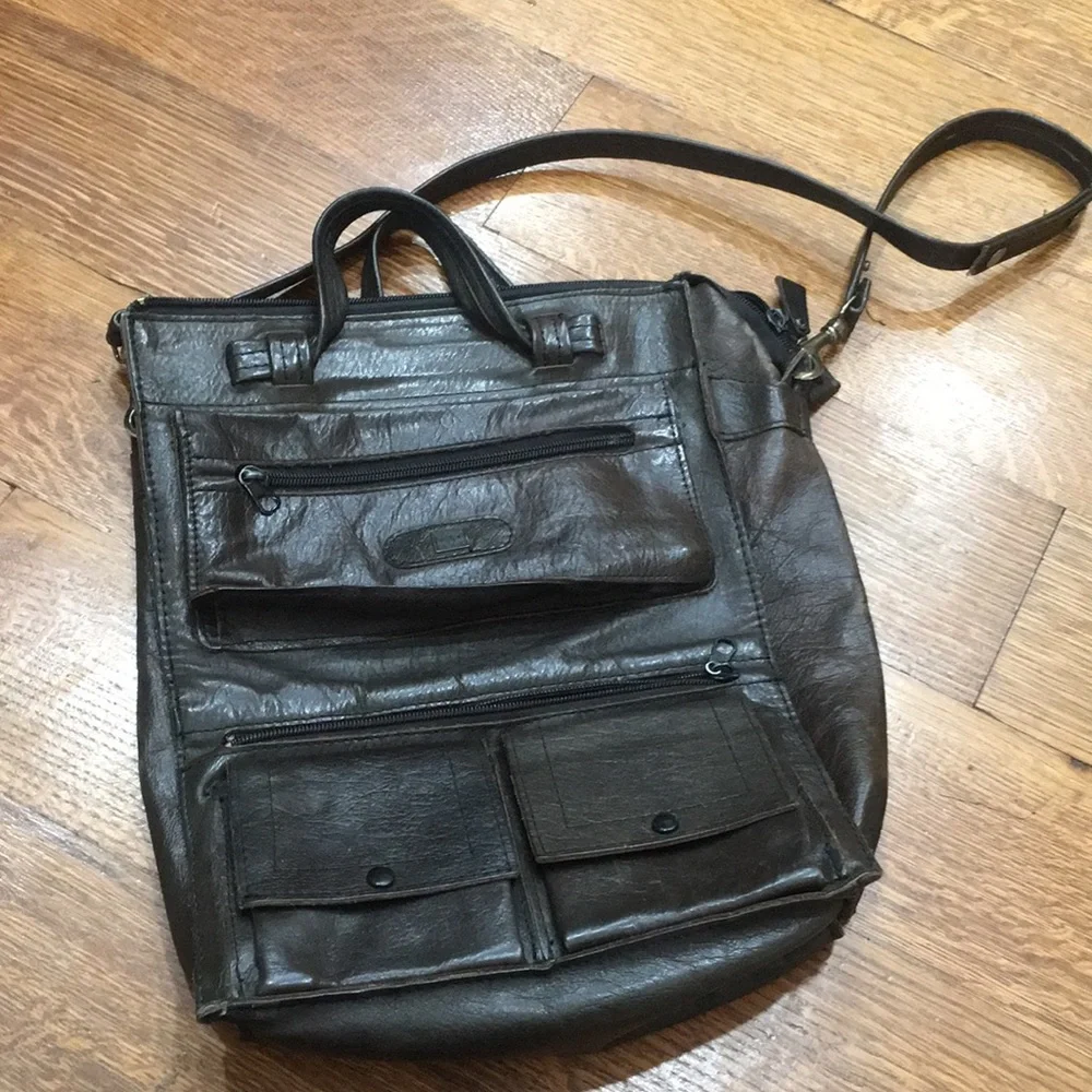 Vintage Brown Leather Bag